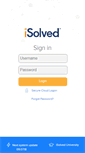 Mobile Screenshot of myisolved.com