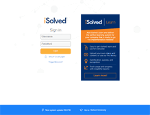 Tablet Screenshot of myisolved.com